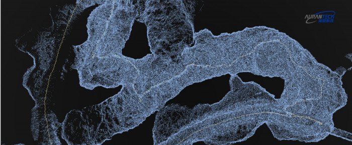 HERON - 3D scanning of a goaf mine. Zhejiang Province (CHN) by Aurantech
